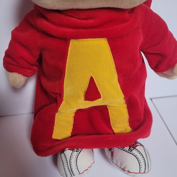VTG Alvin & The Chipmunks Christmas Alvin 16" Plush Stuffed Toy 1990 - Picture 4 of 10